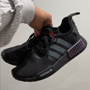Adidas Black and Gray NMD R1 Shoes